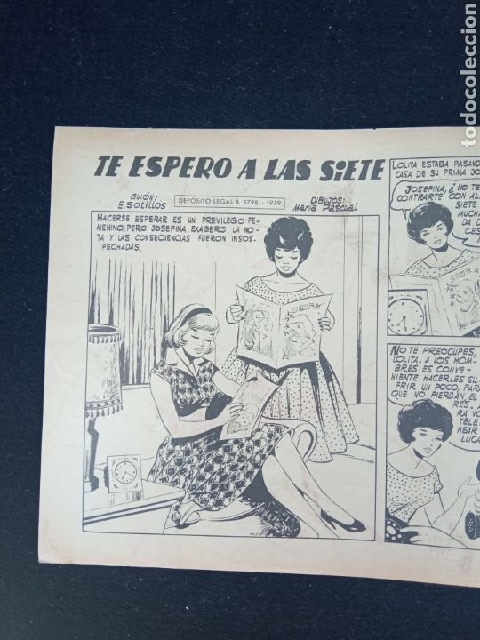 Tebeos: TE ESPERO A LAS 7,a&ntilde;o 1959 - Foto 2