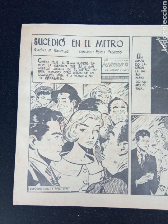 Tebeos: SUCEDIO EN EL METRO,a&ntilde;o1959 - Foto 2