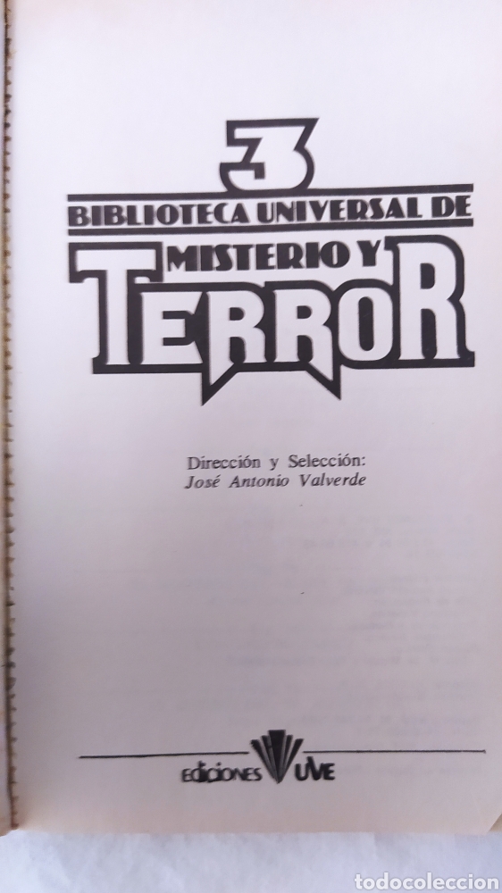 Tebeos: BIBLIOTECA UNIVERSAL DEL MISTERIO Y TERROR 1982 - Foto 8