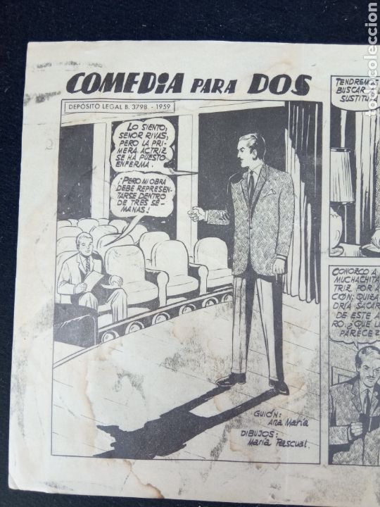 Tebeos: COMEDIA PARA DOS,a&ntilde;o1959 - Foto 2