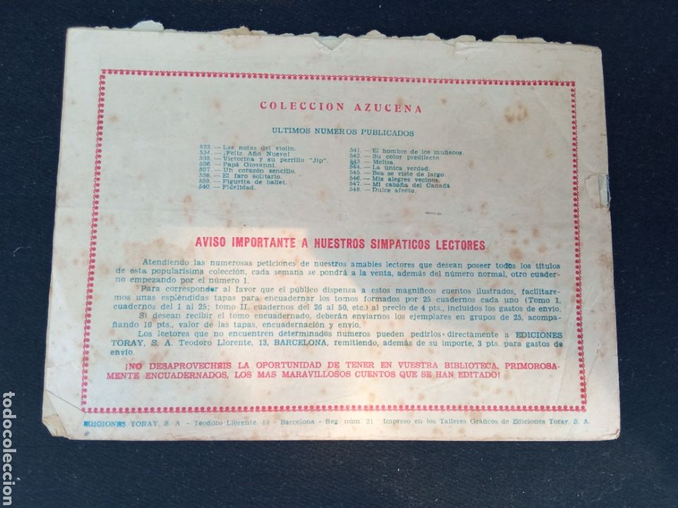 Tebeos: DULCE AFECTO,n&deg;584 - Foto 2