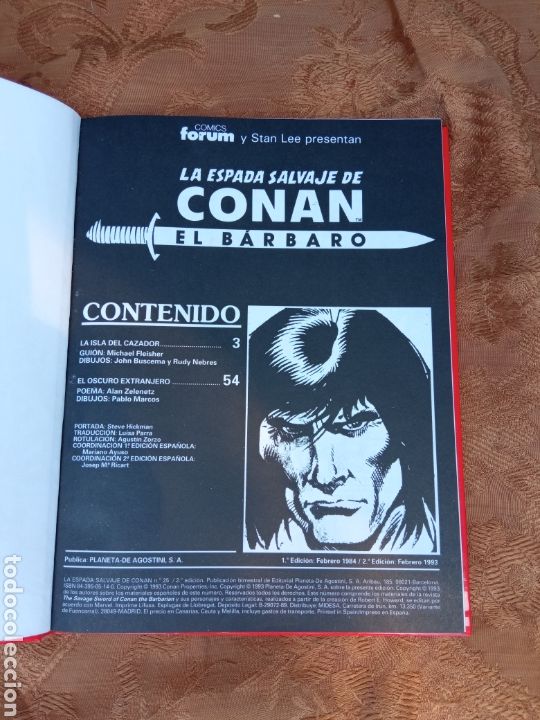 Tebeos: LA ESPADA SALVAGE DE CONAN EL BARBARO - Foto 2