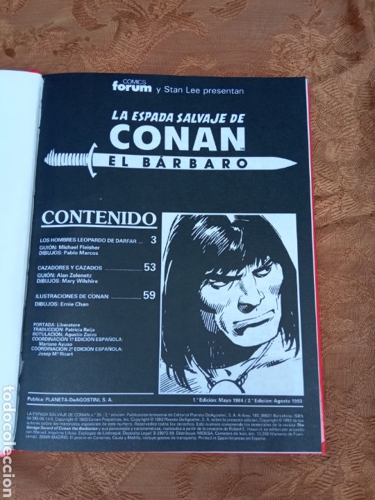 Tebeos: LA ESPADA SALVAGE DE CONAN EL BARBARO - Foto 2