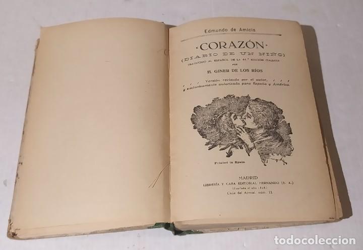 Tebeos: EDMUNDO DE AMICIS - CORAZON - EDITORIAL HERNANDO - Foto 3