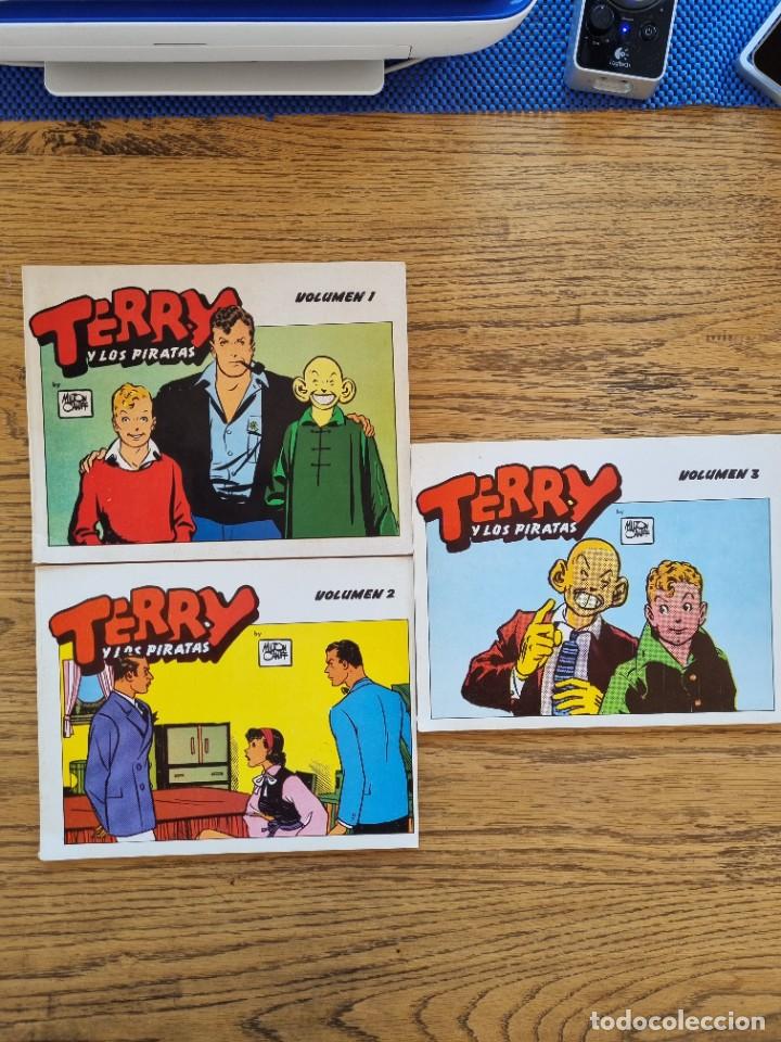 Tebeos: TERRY Y LOS PIRATAS Ediciones El Aventurero a&ntilde;o 1985 Num. 1, 2 y 3 - Foto 1