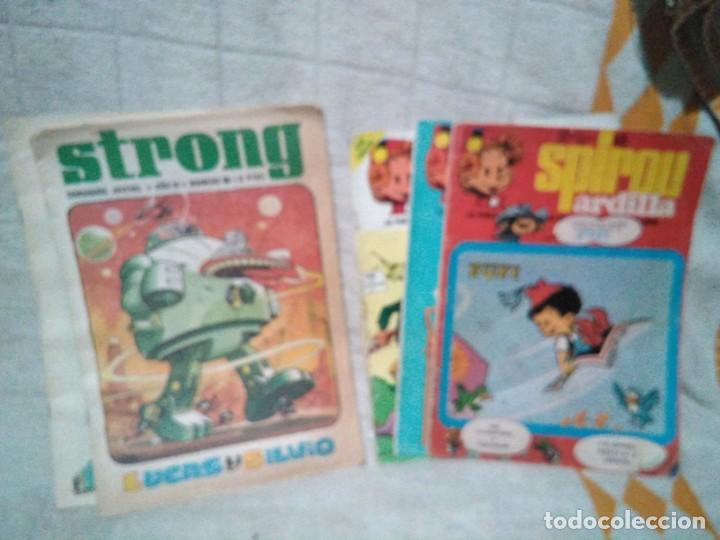 Tebeos: Cinco comics,dos STRONG y tres SPIROU - Foto 1