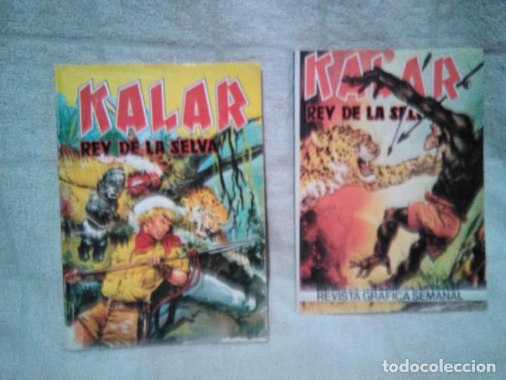 Tebeos: Antiguos tebeos de KALAR Rey de la selva - Foto 4