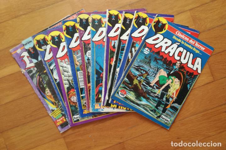 Tebeos: Comic Dracula (Clasicos del Terror): Lote de 10 numeros - Comics Forum - Foto 1