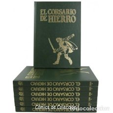 Livros de Banda Desenhada: COLECCIÓN COMPLETA EL CORSARIO DE HIERRO ENCUADERNACIÓN LUJO EDICIONES BRUCH 7 TOMOS COMO NUEVO. Lote 362733430