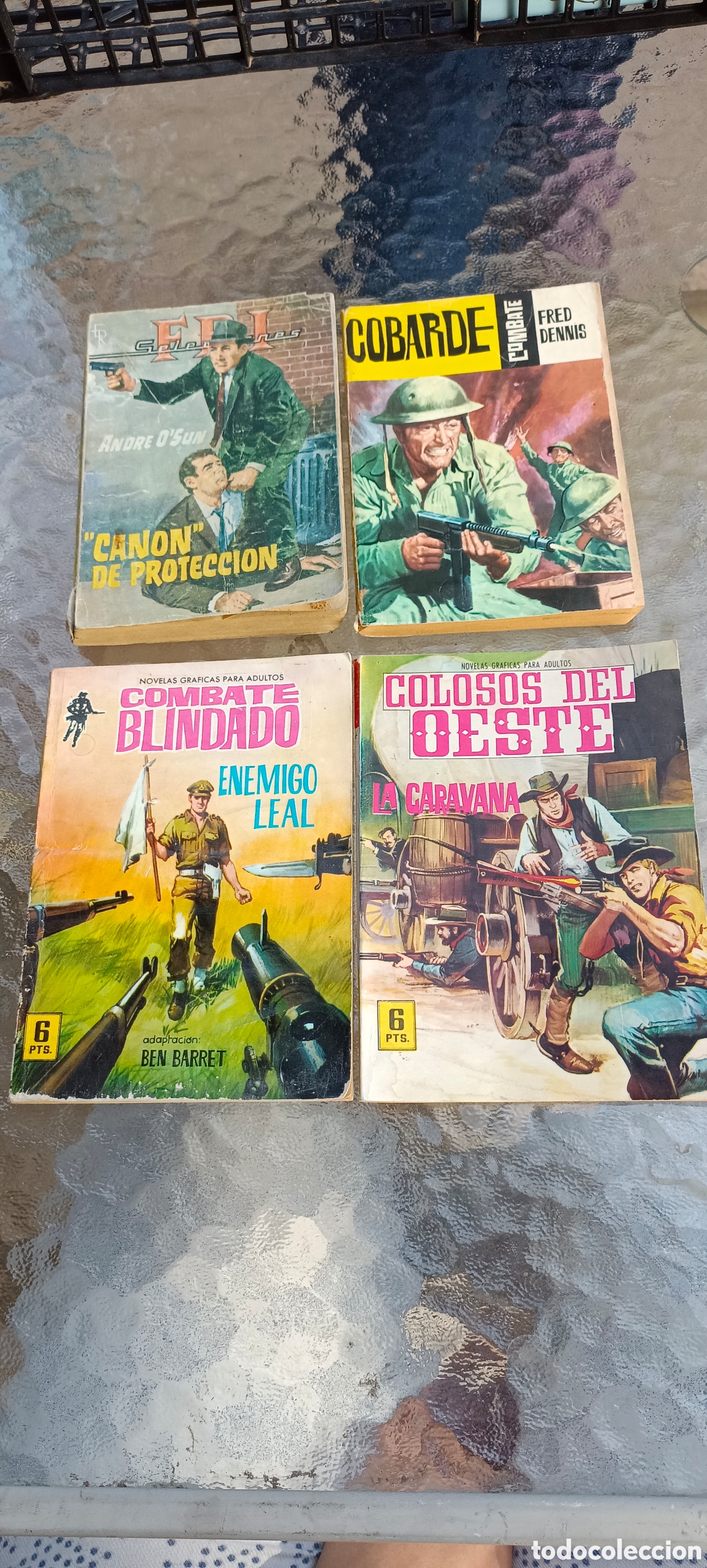 Tebeos: Lote 4 novelas ilustradas, comics. - Foto 1