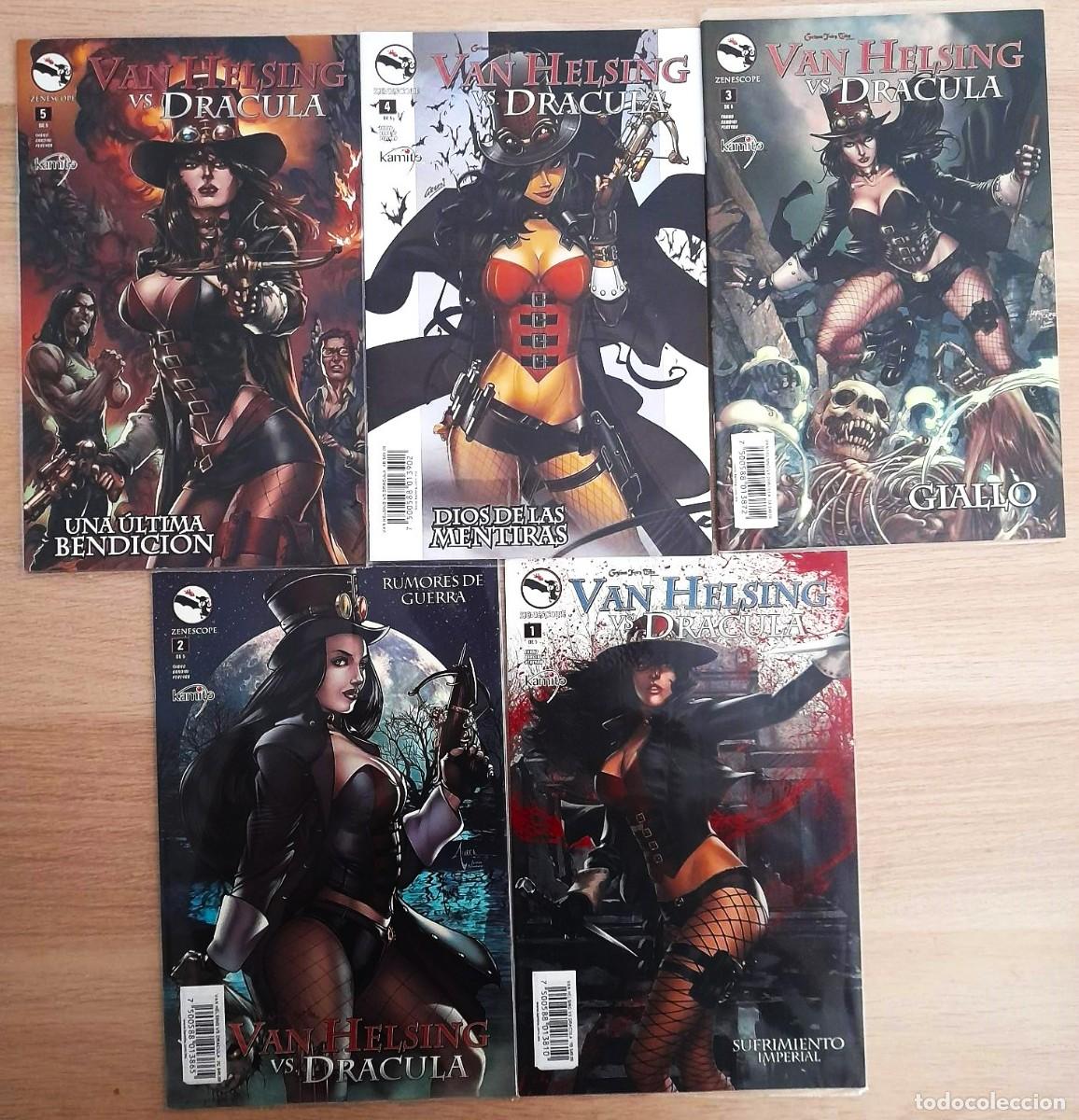 Tebeos: Van Helsing vs Dracula - Coleccion Completa de 5 Comics - A - en castellano - Foto 6