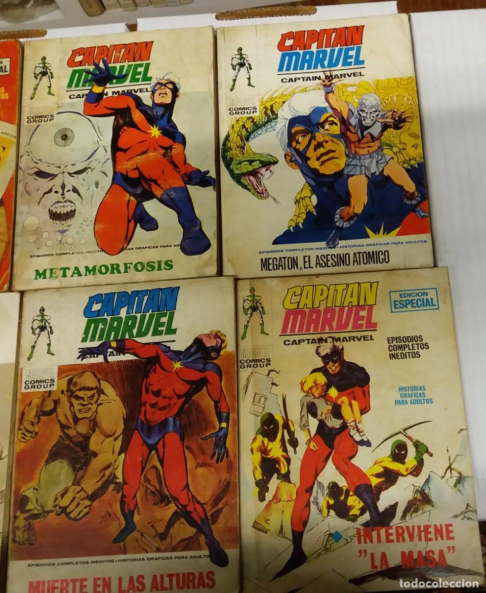 Tebeos: Capit&aacute;n Marvel V.1 Lote 8 ejemplares Vertice - Foto 2