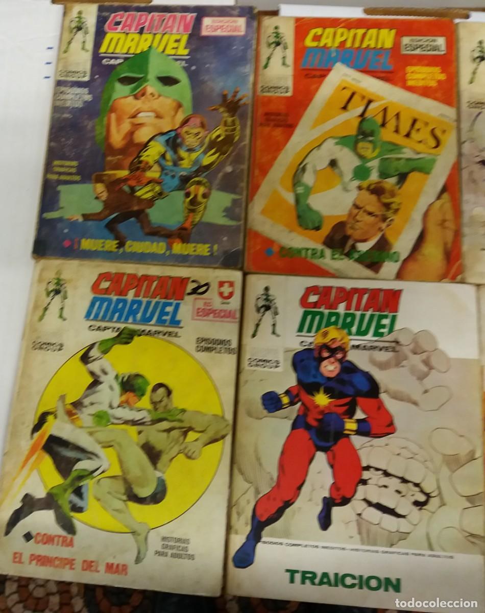 Tebeos: Capit&aacute;n Marvel V.1 Lote 8 ejemplares Vertice - Foto 3