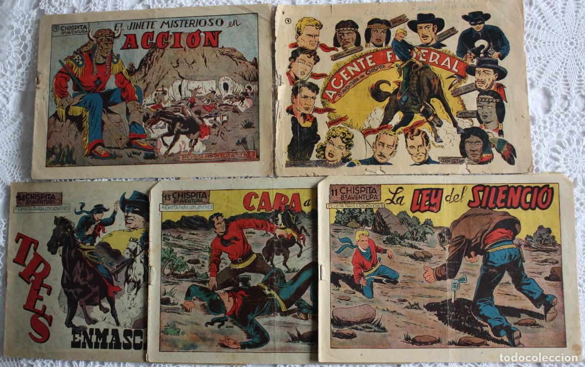 Tebeos: CHISPITA 8&ordf; AVENTURA - CINCO ORIGINALES - Foto 1