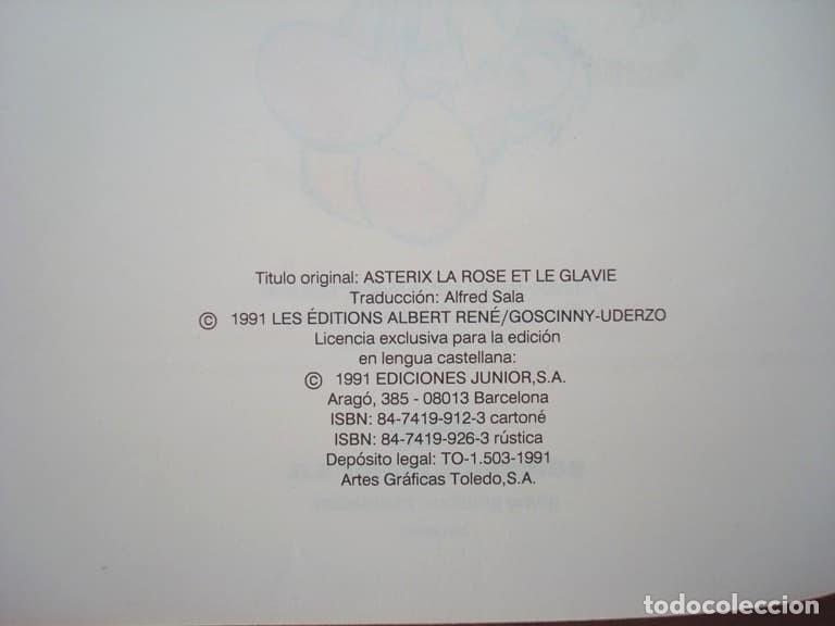 Tebeos: Ast&eacute;rix y Ob&eacute;lix. Lote de 7 n&uacute;meros desde 1987 a 2013 - Foto 8