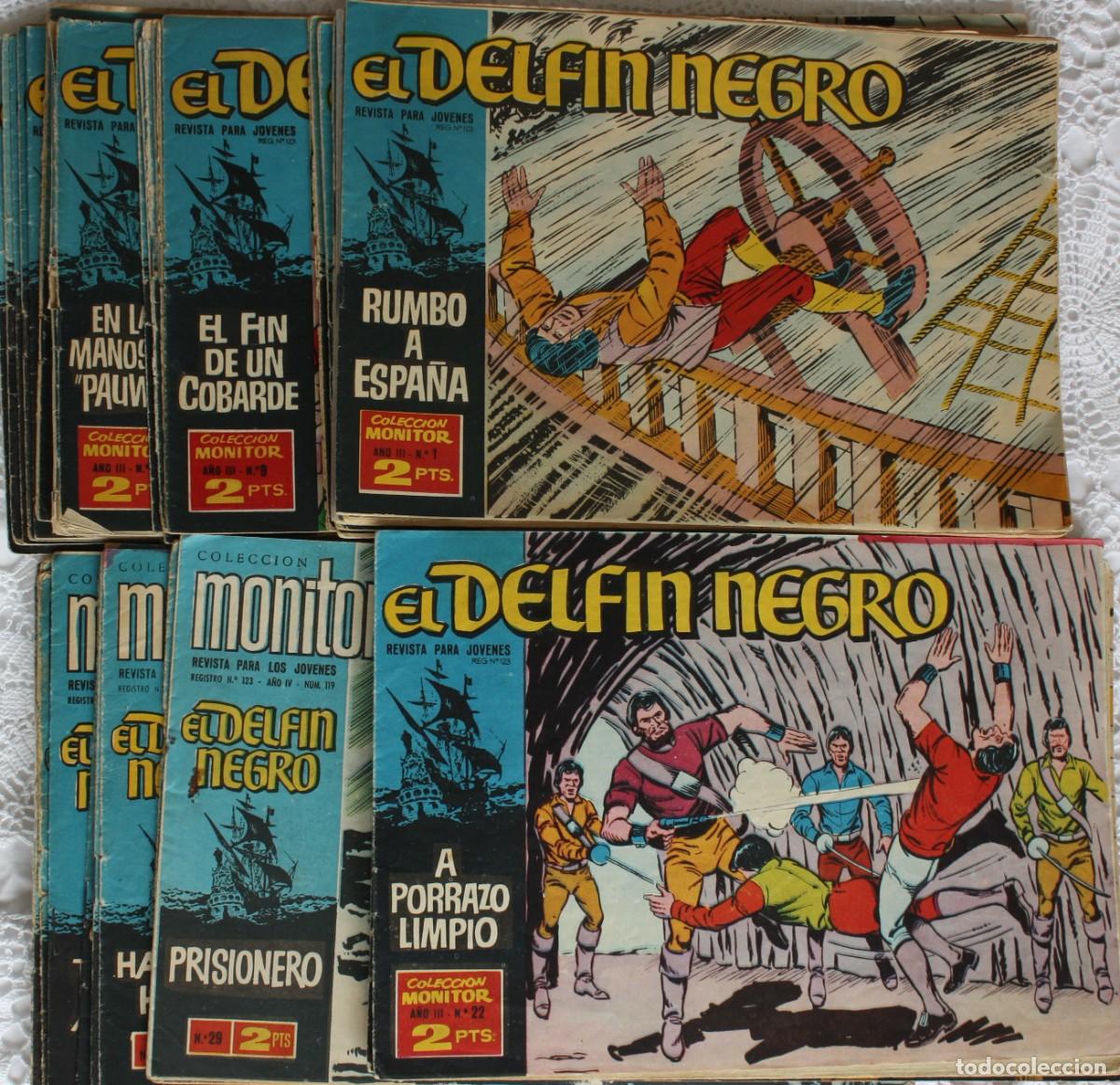 Tebeos: EL DELFIN NEGRO - ORIGINAL - COMPLETA - Foto 2