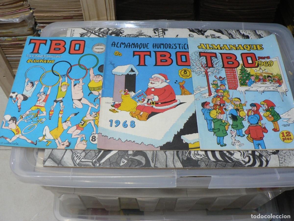 Tebeos: LOTE DE 18 ALMANAQUES Y EXTRAS DEL T.B.O. - Foto 1