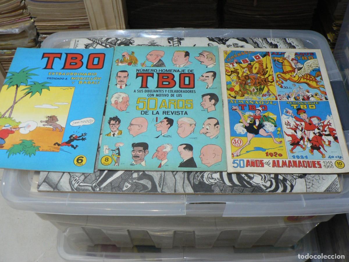 Tebeos: LOTE DE 18 ALMANAQUES Y EXTRAS DEL T.B.O. - Foto 4