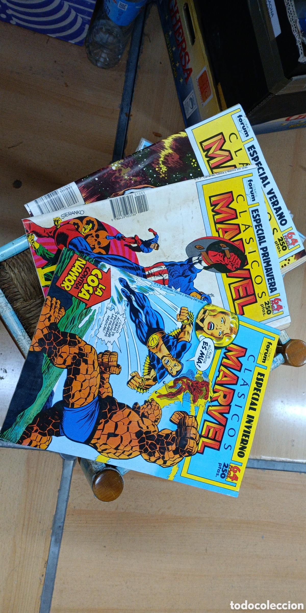 Tebeos: CLASICOS MARVEL. 41 N&Uacute;MEROS + 3 ESPECIALES - Foto 2