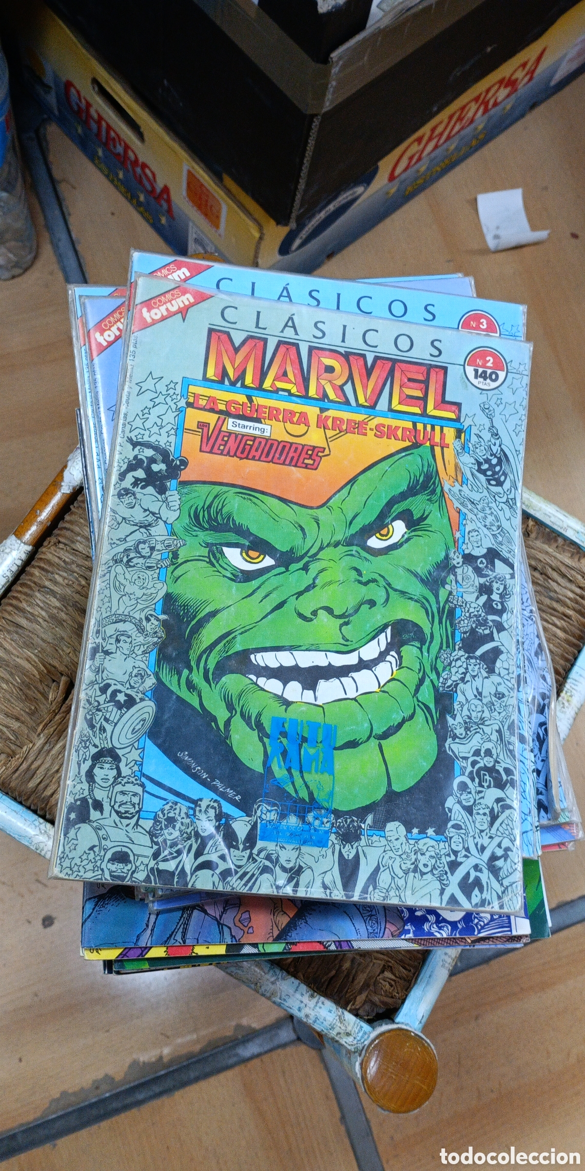 Tebeos: CLASICOS MARVEL. 41 N&Uacute;MEROS + 3 ESPECIALES - Foto 1