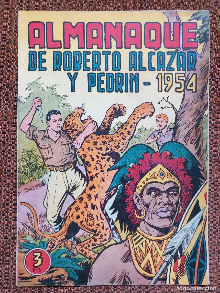 Tebeos: ALMANAQUE ROBERTO ALC&Aacute;ZAR 1954 - Foto 1