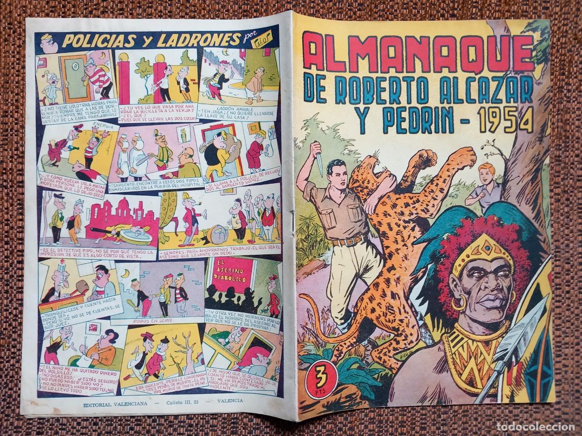 Tebeos: ALMANAQUE ROBERTO ALC&Aacute;ZAR 1954 - Foto 9