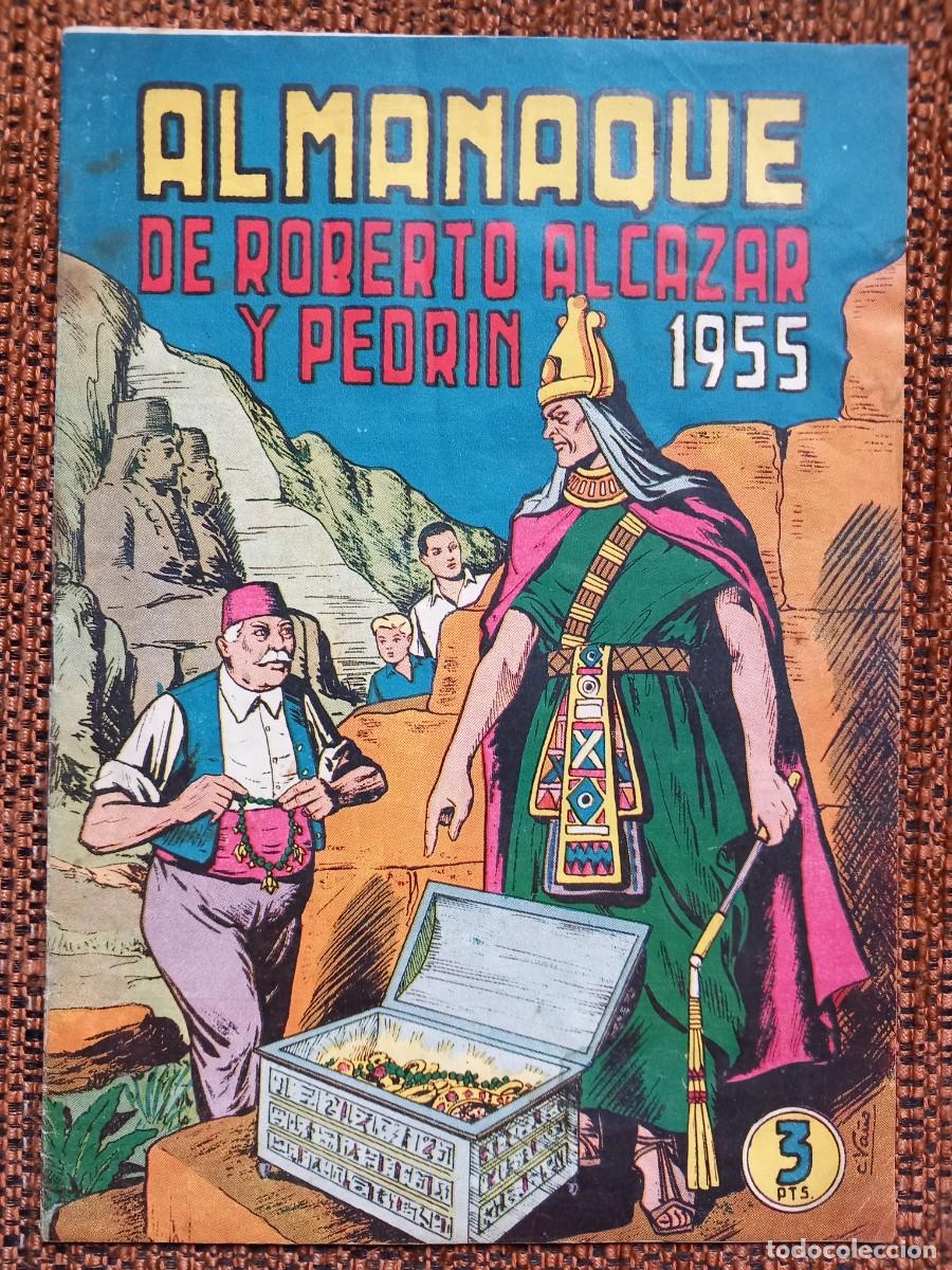 Tebeos: ALMANAQUE ROBERTO ALC&Aacute;ZAR 1955 - Foto 1