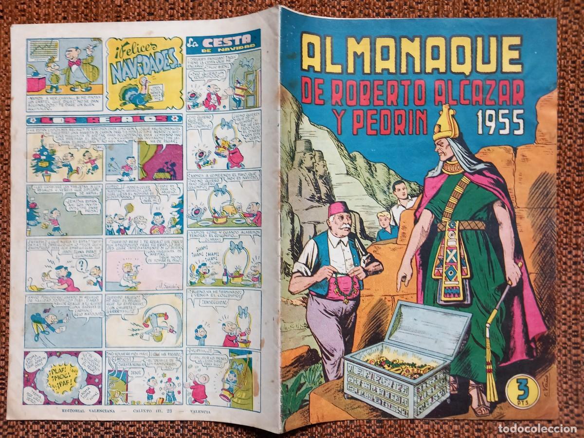 Tebeos: ALMANAQUE ROBERTO ALC&Aacute;ZAR 1955 - Foto 9