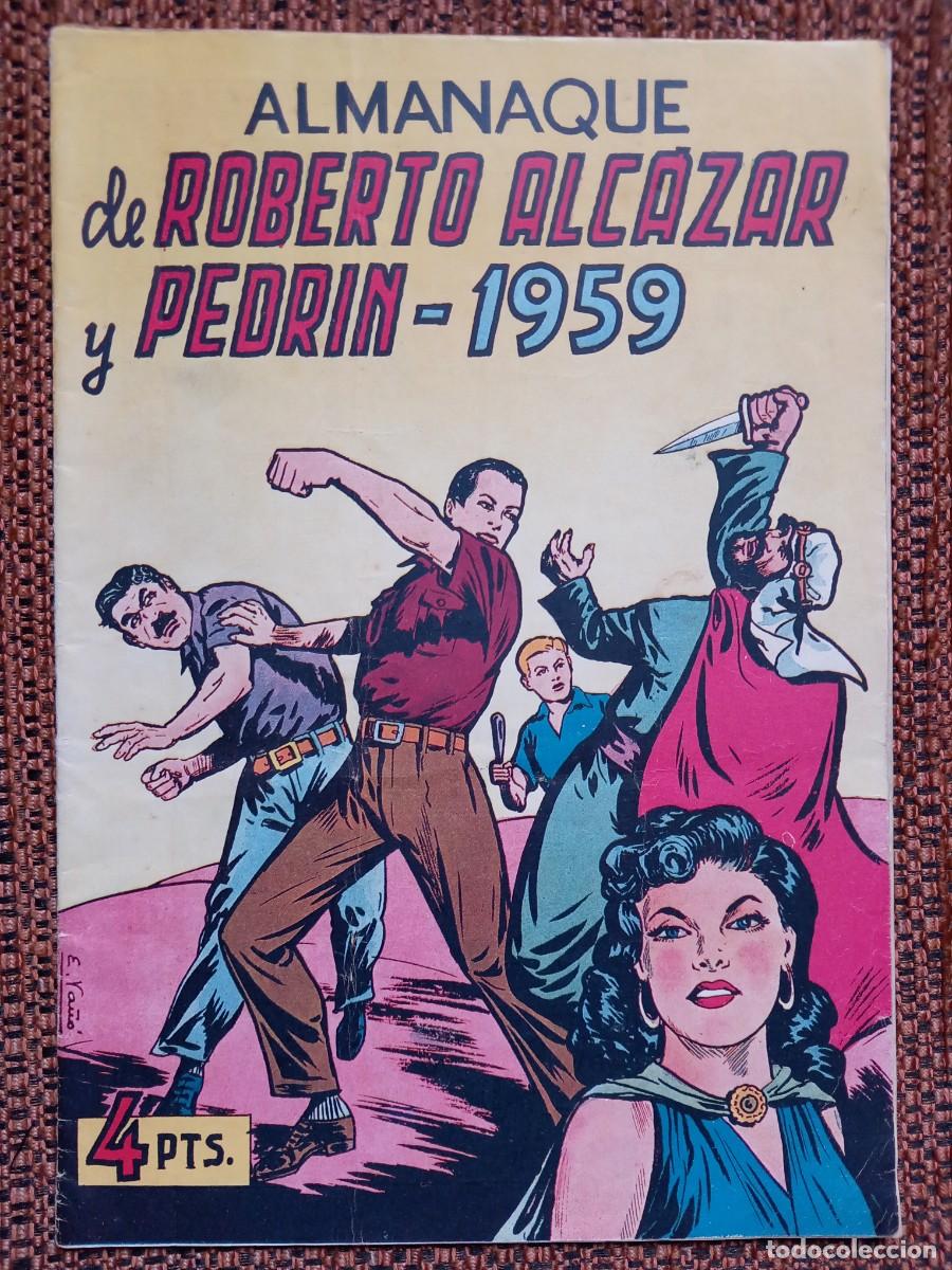 Tebeos: ALMANAQUE ROBERTO ALC&Aacute;ZAR 1959 - Foto 1