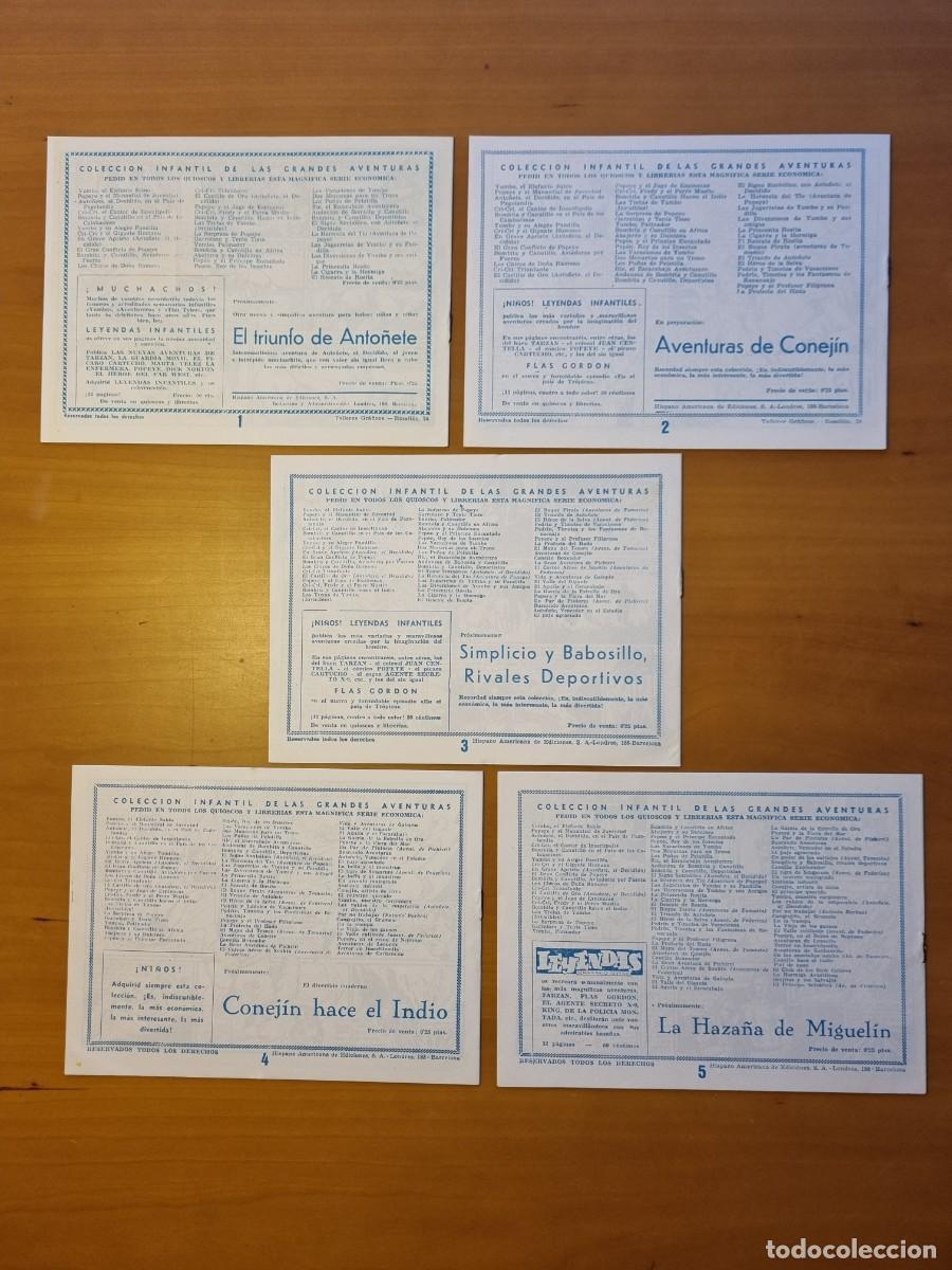 Tebeos: AVENTURAS DE TOMASIN Colecci&oacute;n Completa FACSIMIL - Foto 2