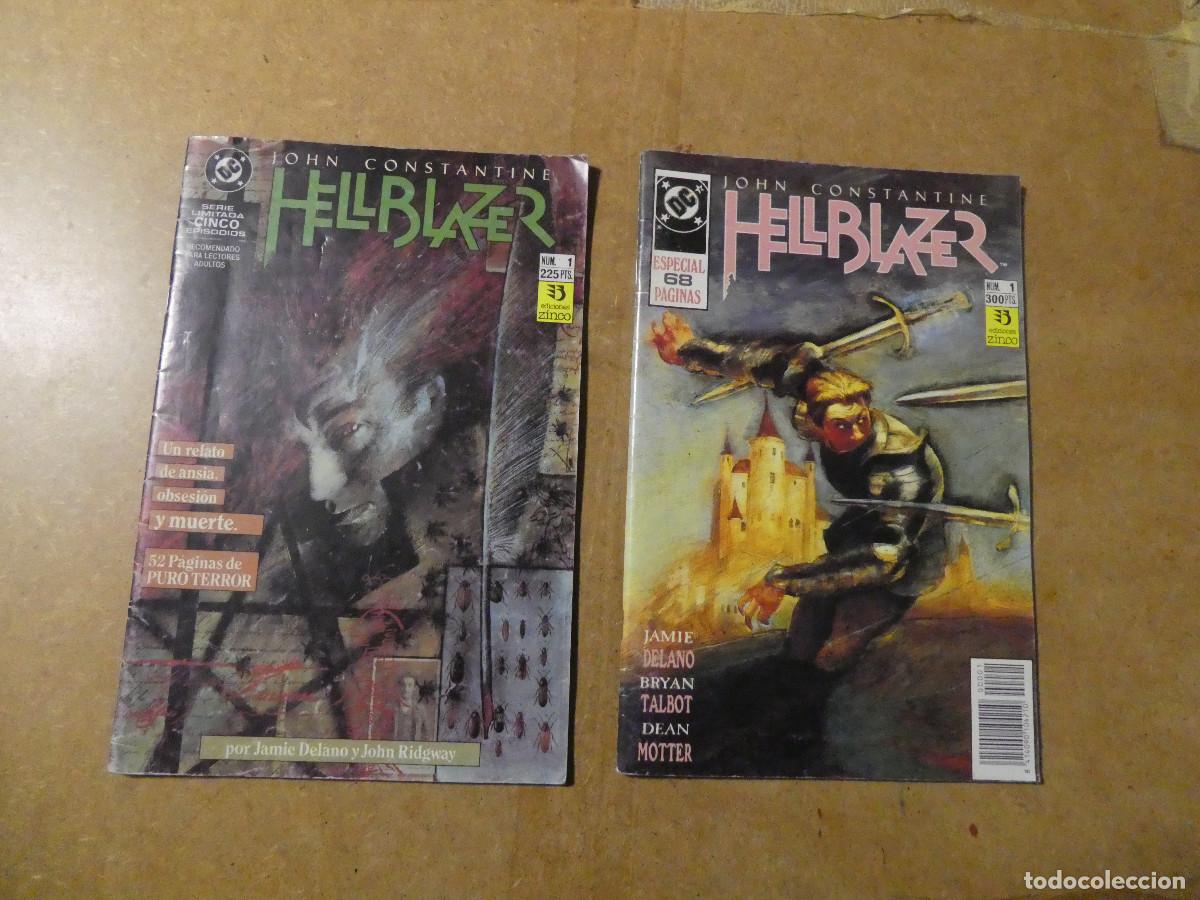 Tebeos: John Constantine, Hellblazer, miniserie completa 5 n&uacute;meros + extra, Zinco - Foto 1