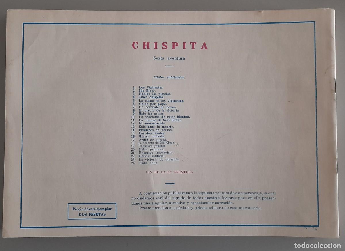 Tebeos: CHISPITA - 6&ordf; AVENTURA - FACSIMIL - Foto 2