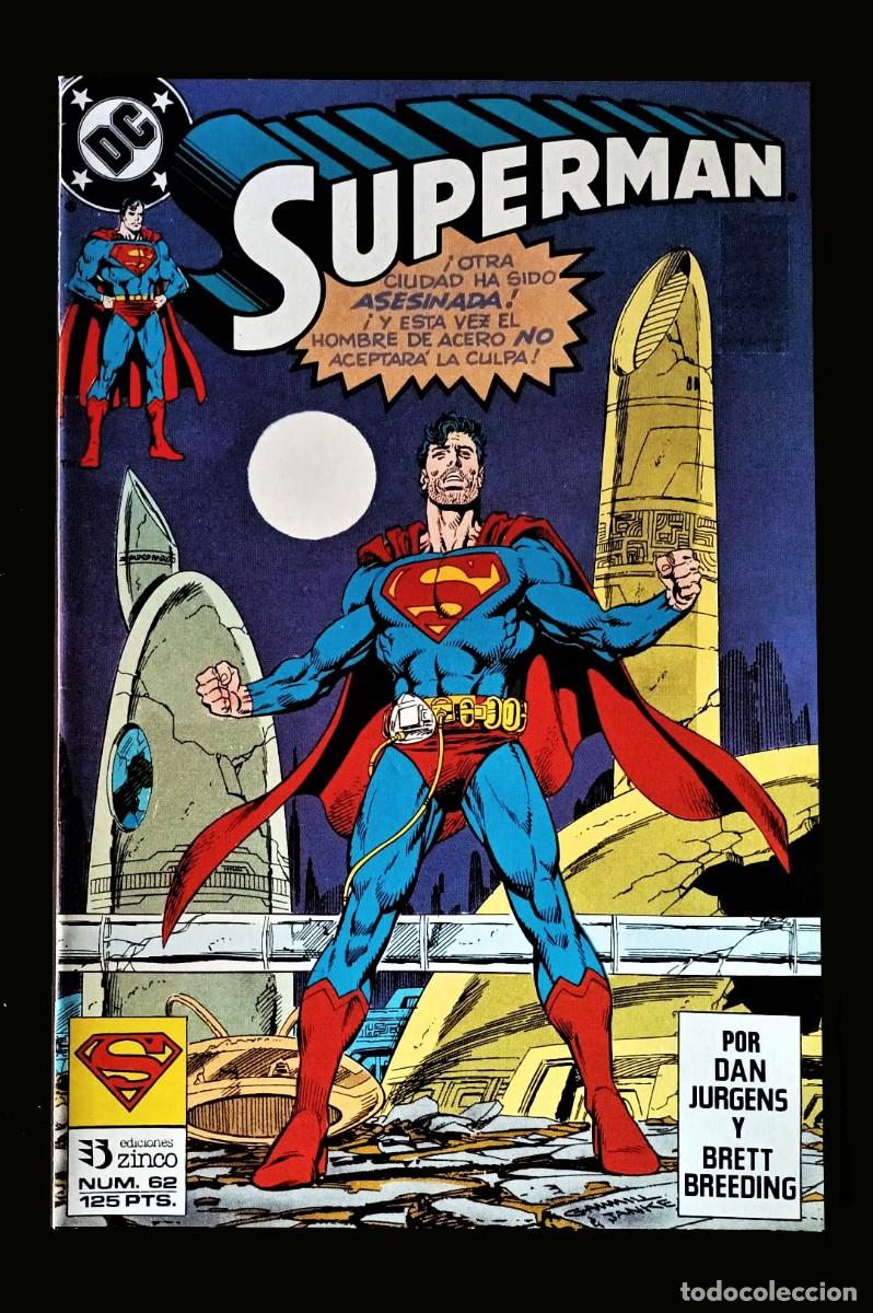 Tebeos: EXCELENTE - SUPERMAN, N&ordm; 62 - DC/ZINCO (1987 - 1996) - Foto 1