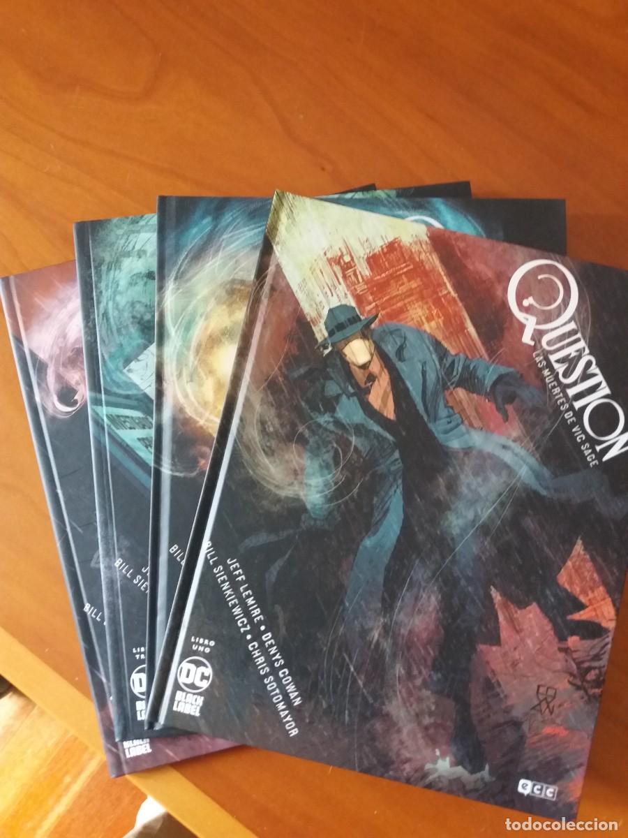 Tebeos: Question: Las muertes de Vic Sage DC ECC 4 tomos Completa Prestige - Foto 1