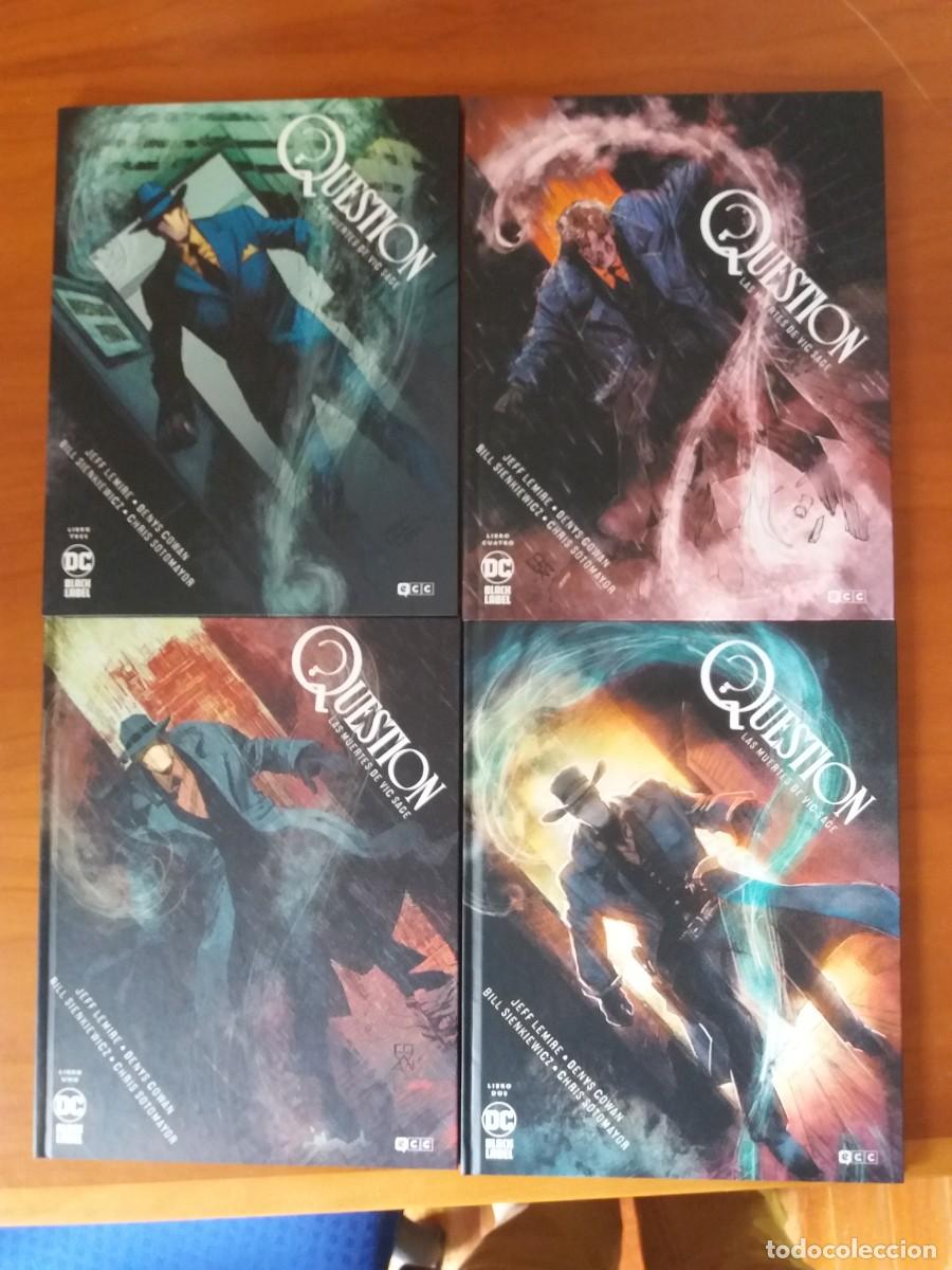 Tebeos: Question: Las muertes de Vic Sage DC ECC 4 tomos Completa Prestige - Foto 2