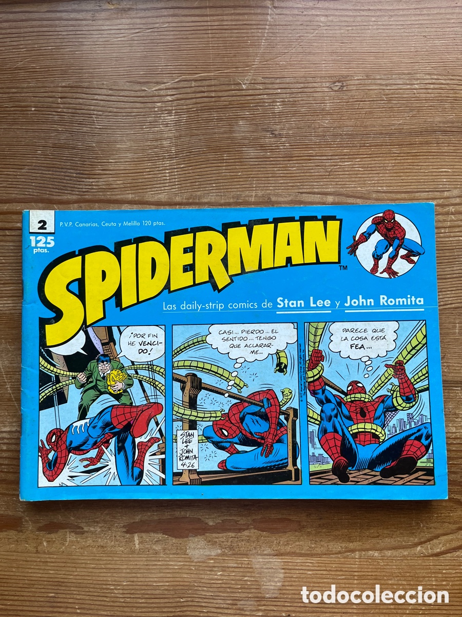 Tebeos: Spiderman lote 24 c&oacute;mic tiras de prensa - Foto 2