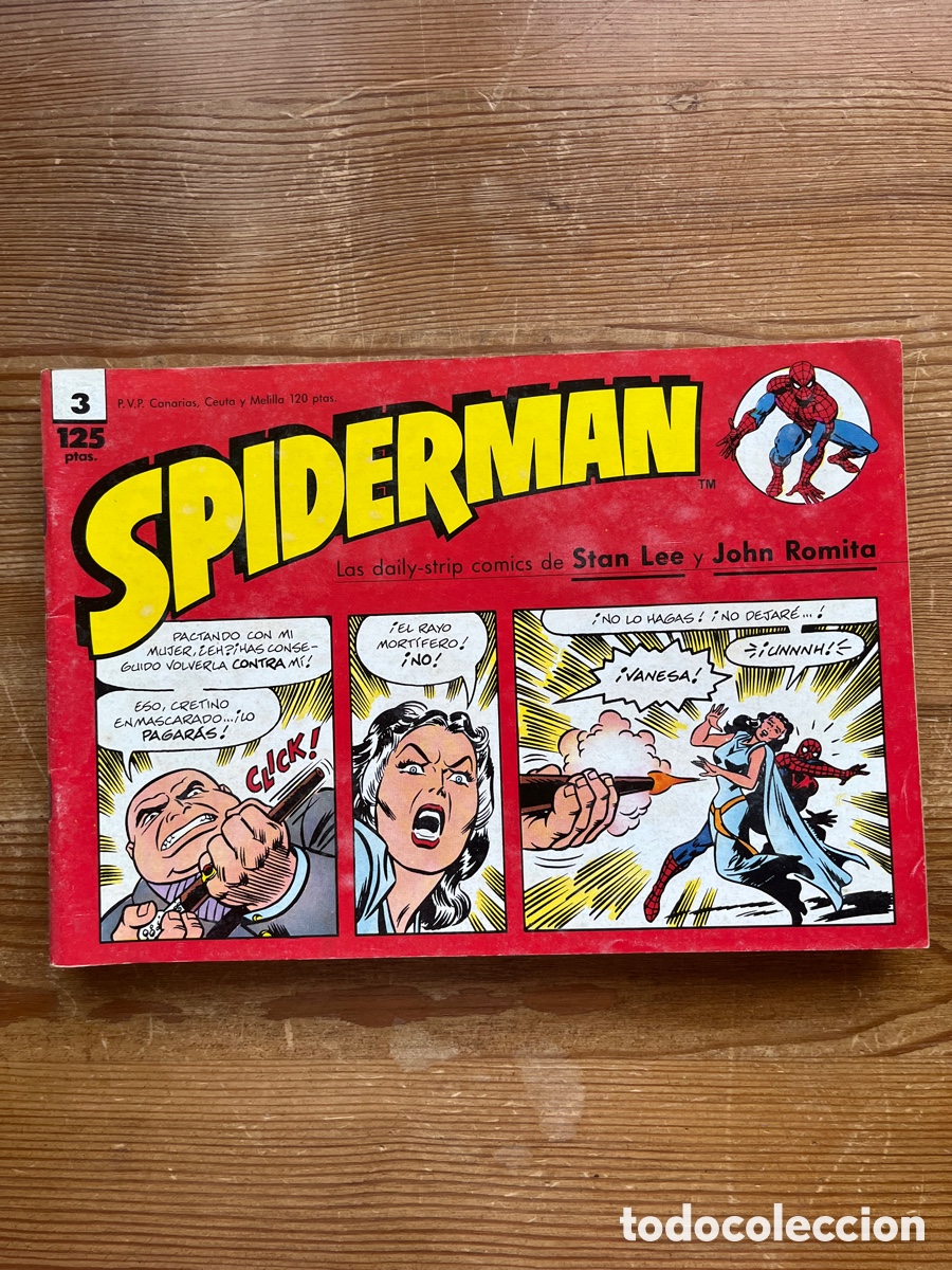 Tebeos: Spiderman lote 24 c&oacute;mic tiras de prensa - Foto 3