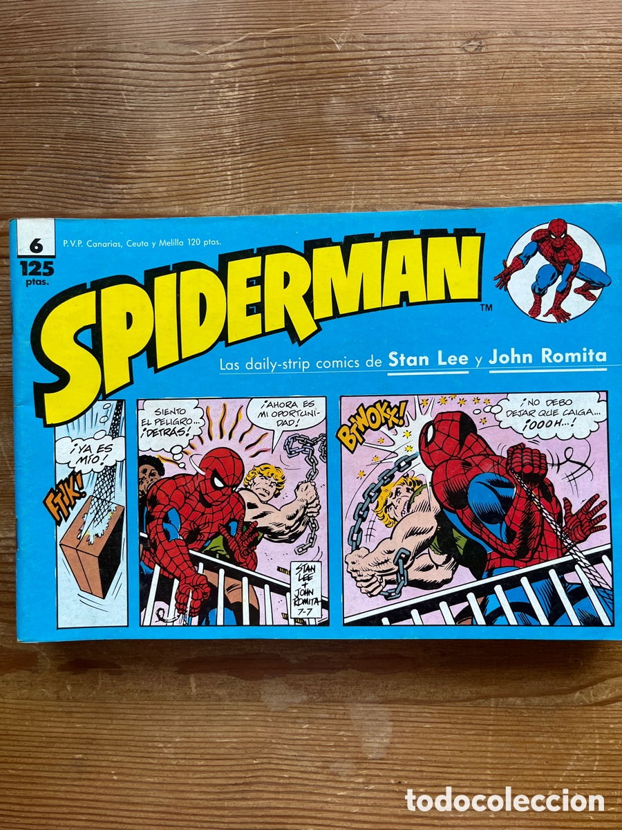 Tebeos: Spiderman lote 24 c&oacute;mic tiras de prensa - Foto 6