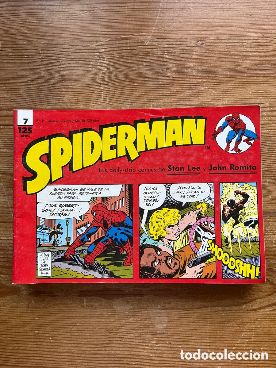 Tebeos: Spiderman lote 24 c&oacute;mic tiras de prensa - Foto 7