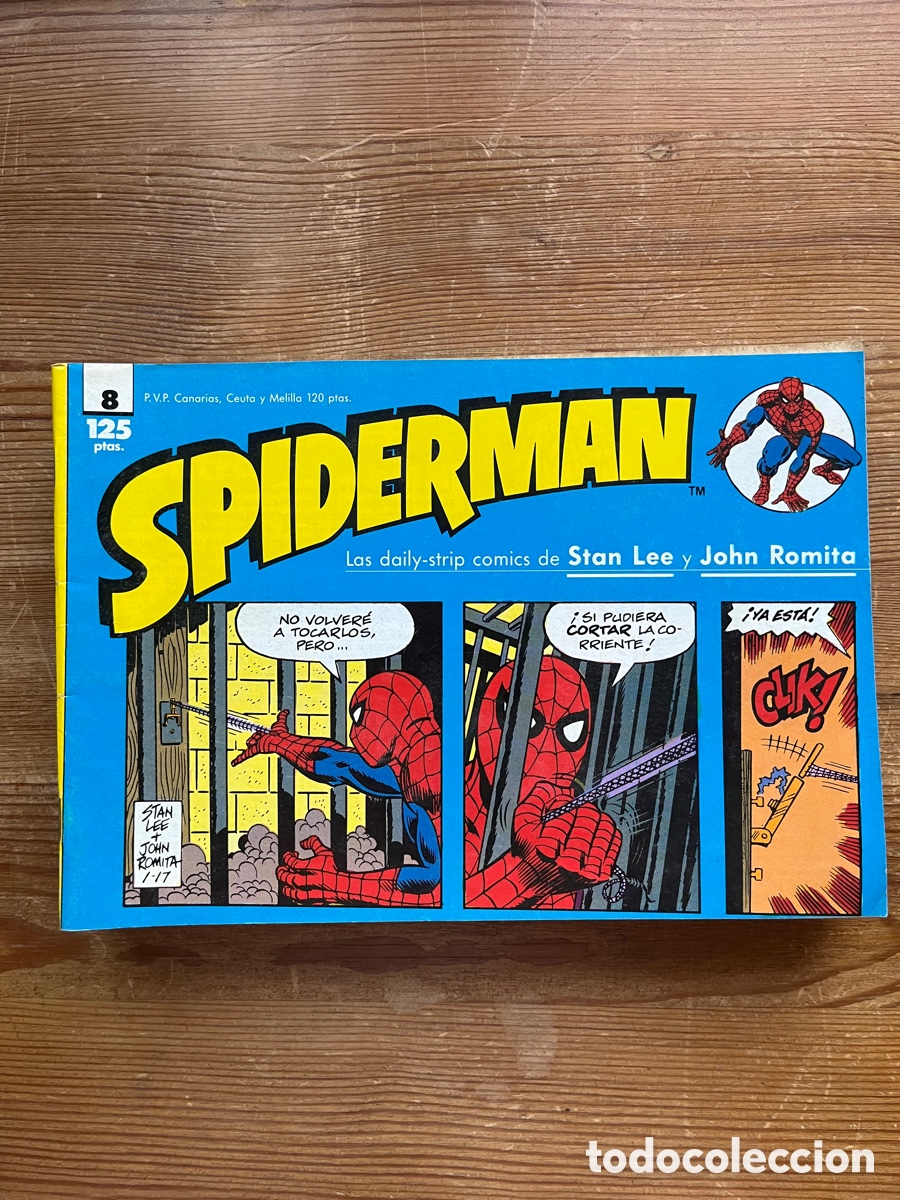 Tebeos: Spiderman lote 24 c&oacute;mic tiras de prensa - Foto 8
