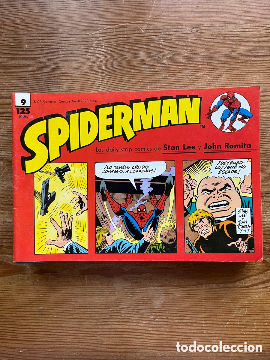 Tebeos: Spiderman lote 24 c&oacute;mic tiras de prensa - Foto 9