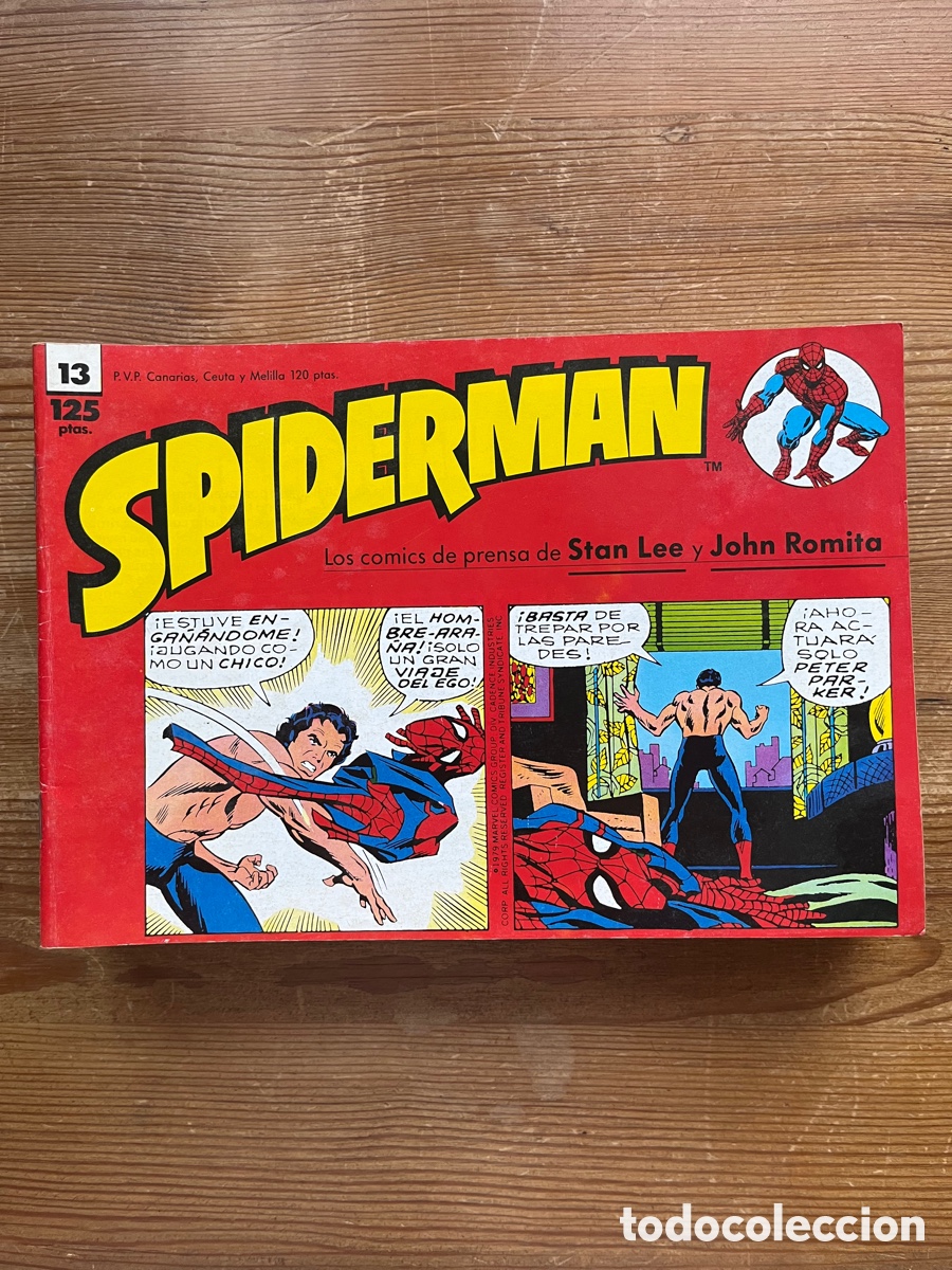 Tebeos: Spiderman lote 24 c&oacute;mic tiras de prensa - Foto 11