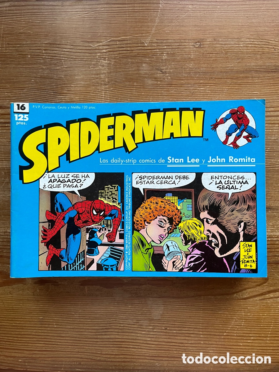 Tebeos: Spiderman lote 24 c&oacute;mic tiras de prensa - Foto 13
