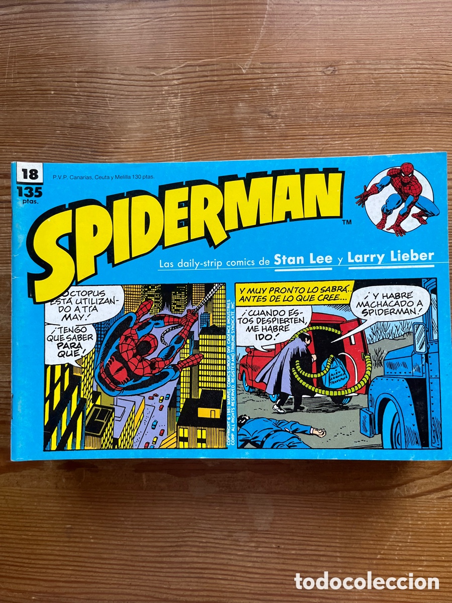 Tebeos: Spiderman lote 24 c&oacute;mic tiras de prensa - Foto 15
