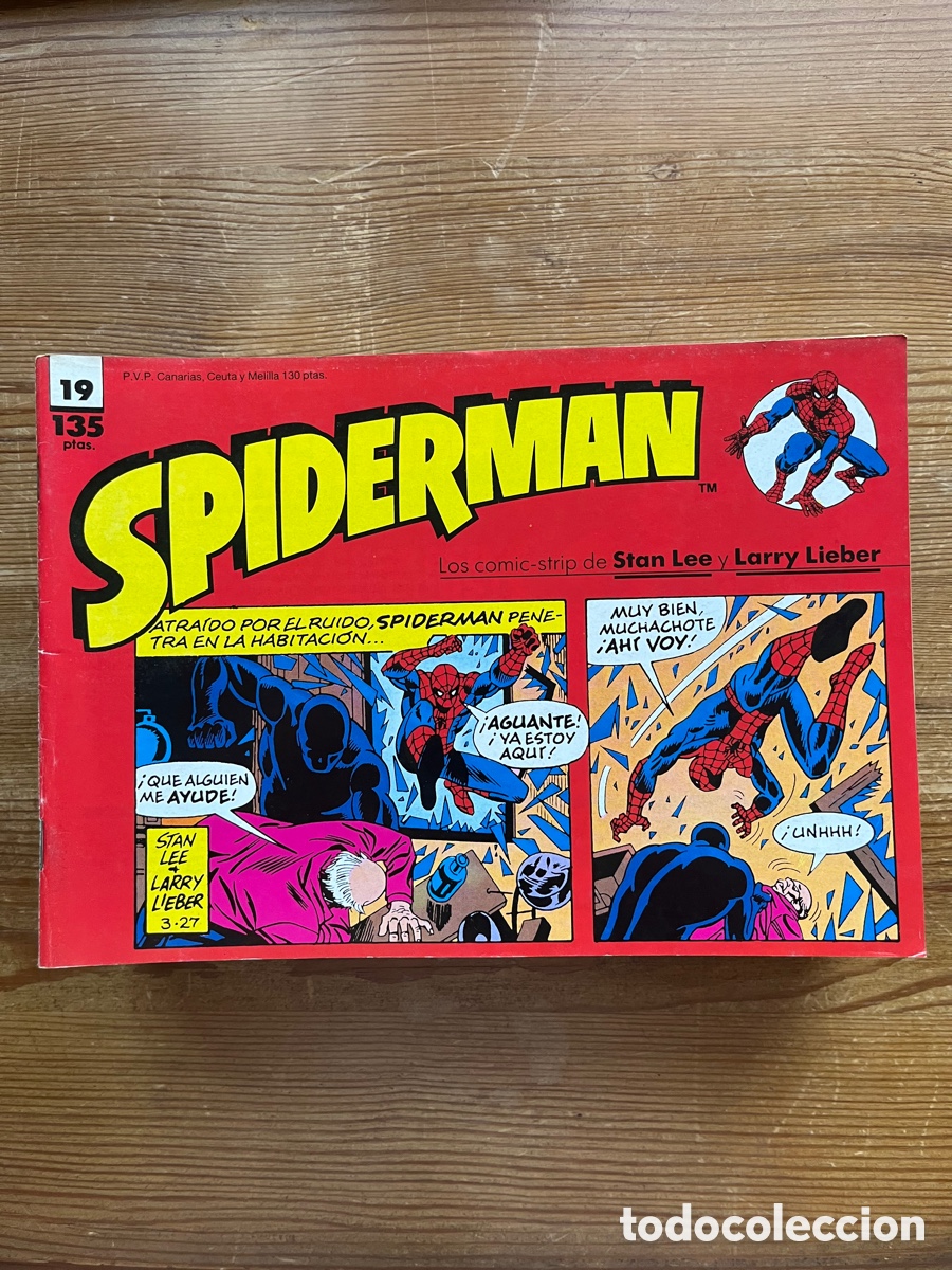 Tebeos: Spiderman lote 24 c&oacute;mic tiras de prensa - Foto 16