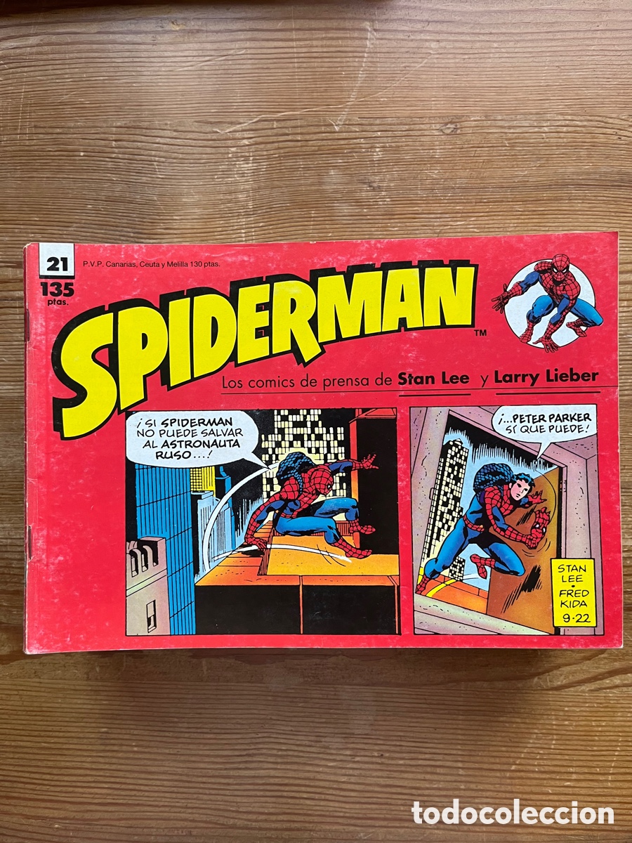 Tebeos: Spiderman lote 24 c&oacute;mic tiras de prensa - Foto 17