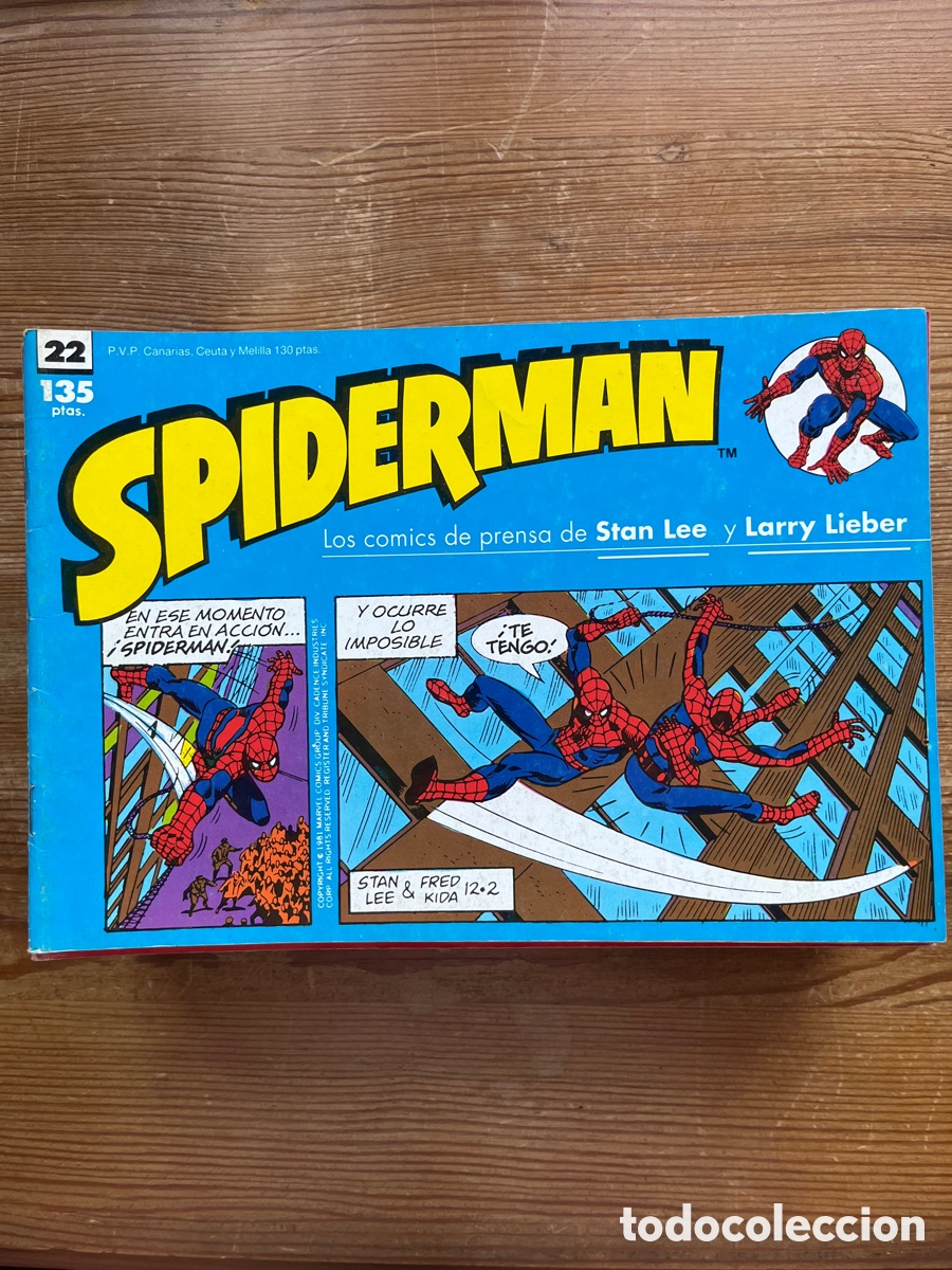 Tebeos: Spiderman lote 24 c&oacute;mic tiras de prensa - Foto 18