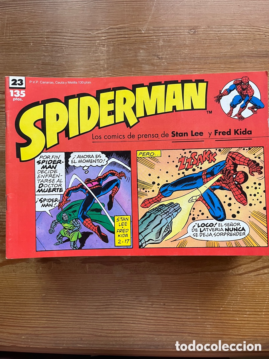 Tebeos: Spiderman lote 24 c&oacute;mic tiras de prensa - Foto 19