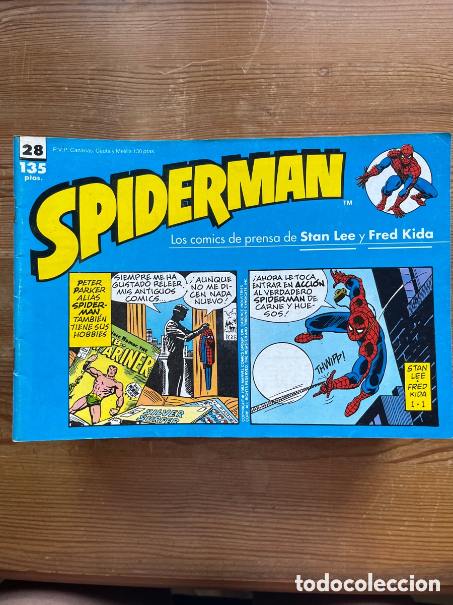 Tebeos: Spiderman lote 24 c&oacute;mic tiras de prensa - Foto 22