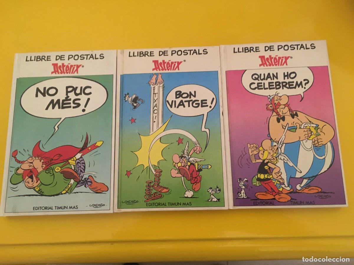 Tebeos: Lote Completo Libro Postales Asterix Descatalogados - Foto 1